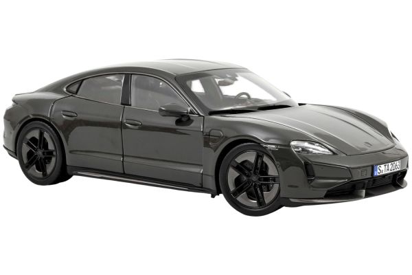 Norev Porsche Taycan Turbo S 2024 schiefergrau 1:18