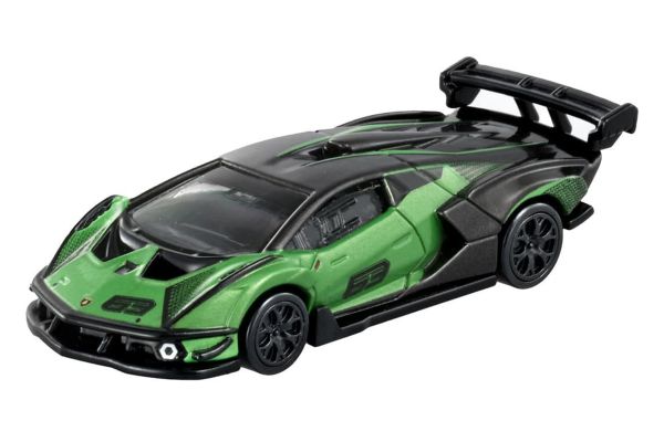 Tomica Premium 07 Lamborghini Essenza SCV12 grün metallic/schwarz Maßstab 1:70 Modellauto