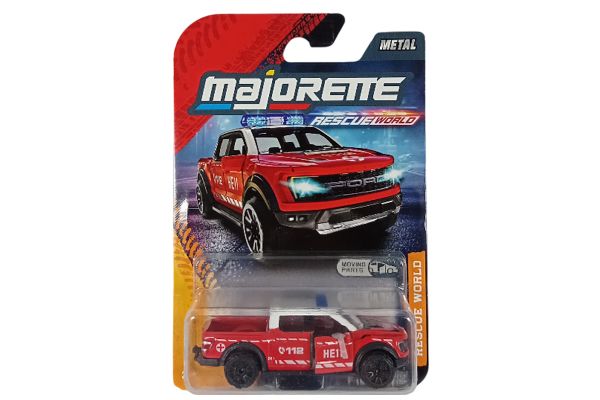 Majorette Ford F-150 Raptor Ambulance rot - Rescue World 1:64