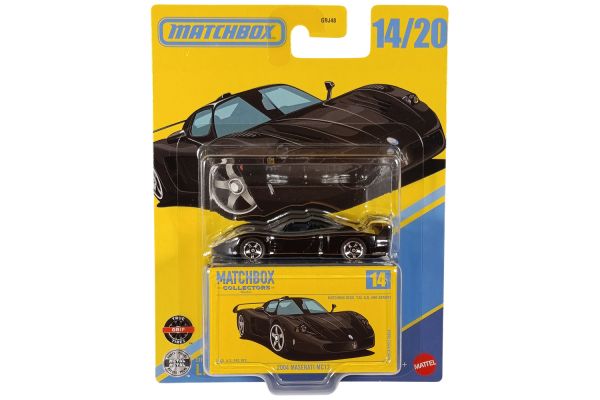 Matchbox GBJ48-JJW07 Maserati MC12 2004 schwarz - Collectors Serie