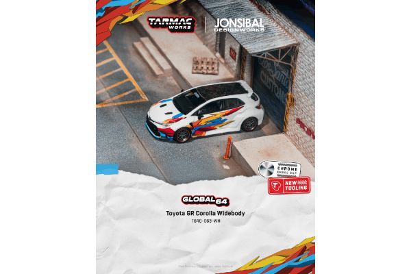 ***PREORDER Tarmac Toyota Corolla GR Widebody 2025 weiss