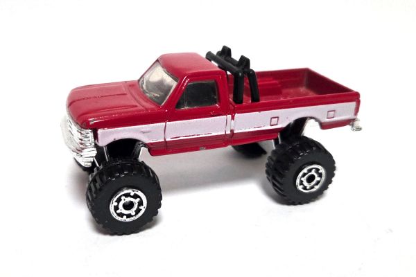 gebraucht! Matchbox Ford F-150 rot 1993 - ganz leicht bespielt