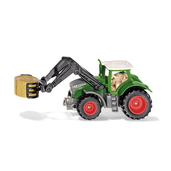 Siku 1539 Fendt mit Ballenzange Traktor grün (Blister)