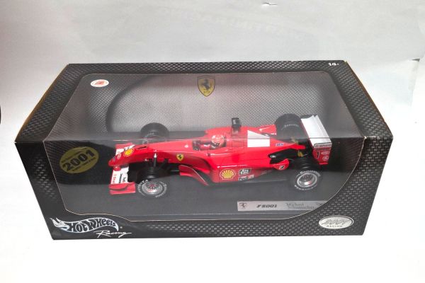 NOS! Hot Wheels 50202 Ferrari F1 F2001 Michael Schumacher rot 1:18
