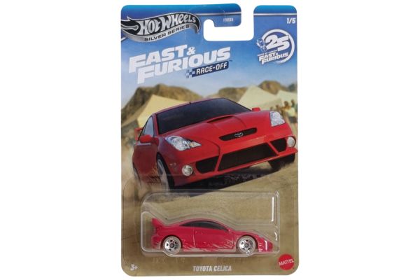 Hot Wheels HNR88-JKX15 Toyota Celica rot - Fast & Furious 1/5