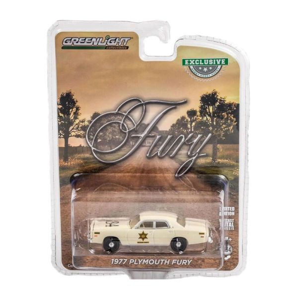 Greenlight 30316 Plymouth Fury &quot;Sheriff Hazzard Country&quot; beige 1977 - Exclusive Maßstab 1:64 Modella