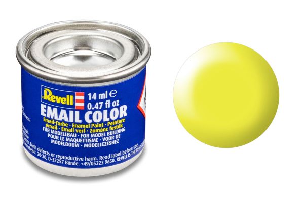 Revell 32312 leuchtgelb seidenmatt Email Farbe Kunstharzbasis 14 ml Dose