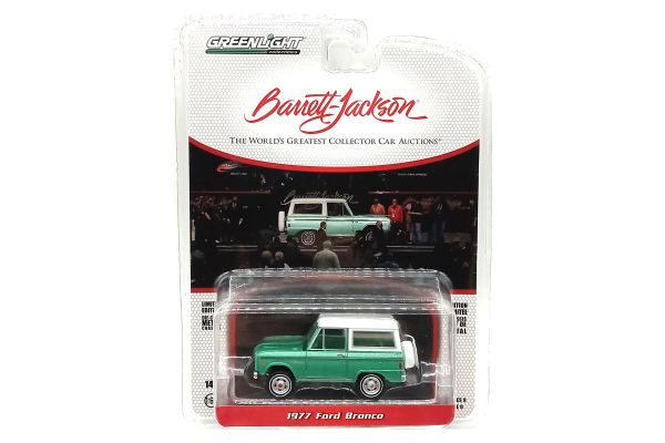 Greenlight 37250-F Ford Bronco hellgrün metallic 1977 - Barrett Jackson 1:64