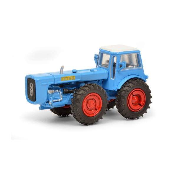 Schuco 452641200 Dutra D4K mit Kabine Traktor blau Maßstab 1:87
