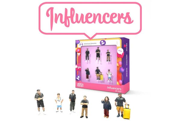 American Diorama AD2433 Figuren-Set Influencers 1:64