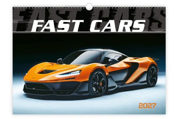 Trötsch Großbildkalender Fast Cars 2027