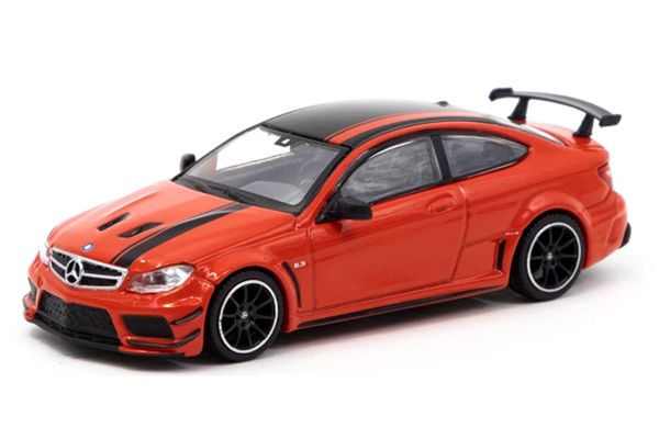 Tarmac Mercedes Benz C63 AMG Coupe Black Series rot 1:64