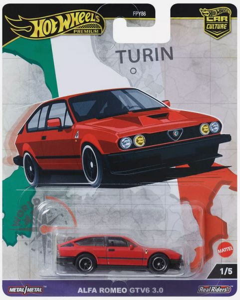 Hot Wheels FPY86-HRV80 Alfa Romeo GTV6 3.0 rot World Tour ca. 1:64