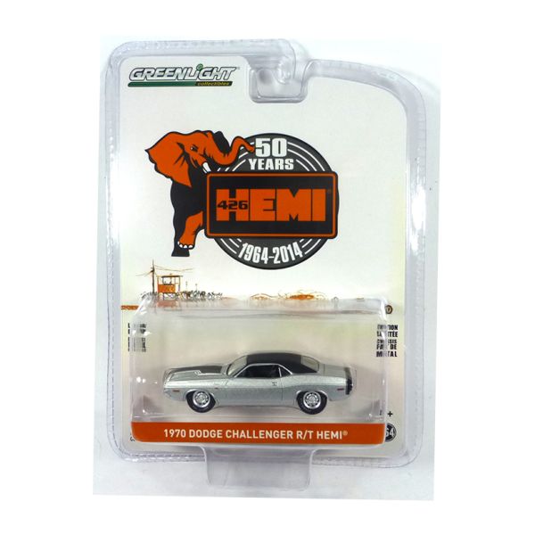 Greenlight 1970 Dodge Challenger R/T HEMI silber 1:64