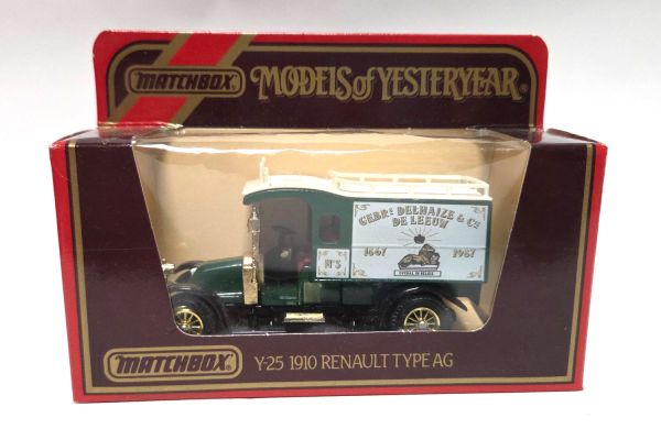 gebraucht! Matchbox Y-25 Renault Type AG 1910 Maßstab 1:38 - fast wie neu mit BOX
