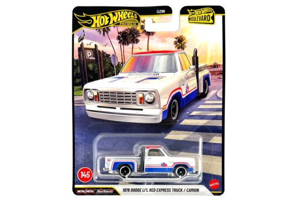 Hot Wheels GJT68-JHW27 Dodge Lil Red Express Truck 1978 weiss/rot/blau - Boulevard #145 1:64