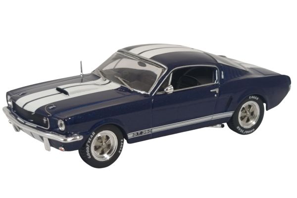 IXO Models Ford Mustang Shelby GT 350 1965 dunkelblau/weiss 1:43
