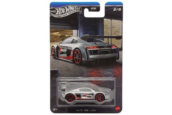 Hot Wheels GRT01-JKY16 Audi R8 LMS silber - Audi Series 2/5