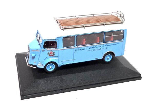 gebraucht! Eligor G1165018 Citroen Type H Bus "Grand Hotel" hellblau 1961 Maßstab 1:43 - fast wie ne