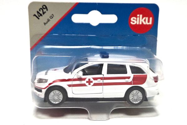 NOS! Siku 1429 Audi Q7 4.2 FSI quattro Ärztefunknotdienst Österreich weiss - Blister