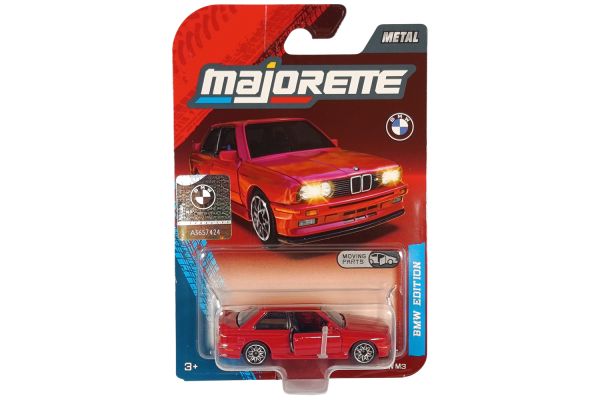 Majorette 8502100004 BMW M3 (E30) rot - BMW Edition