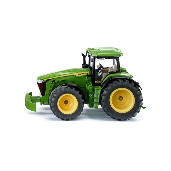Siku 3290 John Deere 8R 370 Traktor mit Frontgewicht grün/gelb Maßstab 1:32 Farmer