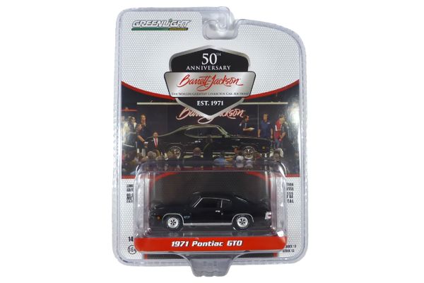 Greenlight 37300-F Pontiac GTO schwarz 1971 - Barrett Jackson 1:64
