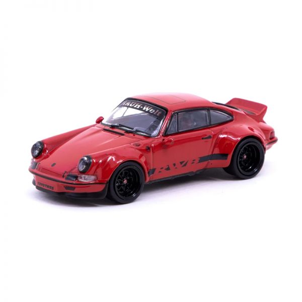 Tarmac T64-046-RE Porsche 911 RWB Backdate rot Maßstab 1:64 Modellauto