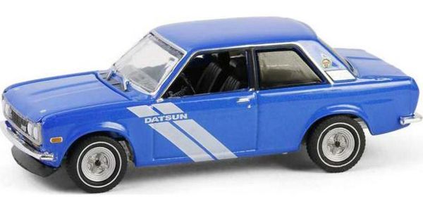 Greenlight 39150-C Datsun 510 blau 1972 - Vintage Ad Cars 11 Maßstab 1:64