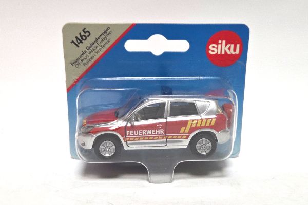 NOS! Siku 1465 Toyota RAV 4 Feuerwehr silber/rot - Blister