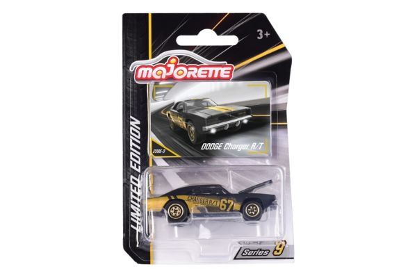 Majorette 212054030 Dodge Charger R/T matt schwarz/gold (238E-3) - Limited Edition 9 Maßstab ca. 1:6