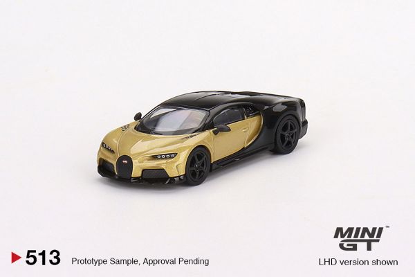 TSM-Models 513 Bugatti Chiron Super Sport gold/schwarz MiniGT Maßstab 1:64 Modellauto