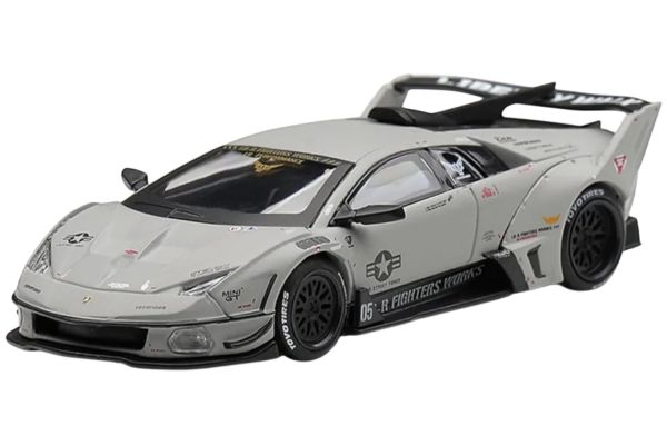 ***PREORDER MiniGT Lamborghini LB-Silhouette Works Murcielago GT Evo Fighter 2025 grau