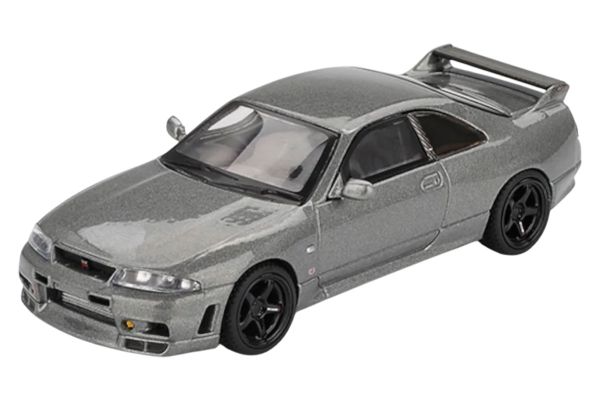 MiniGT 1128 Nissan Skyline GT-R (BCNR33) CRS 1993 dunkelgrau 1:64
