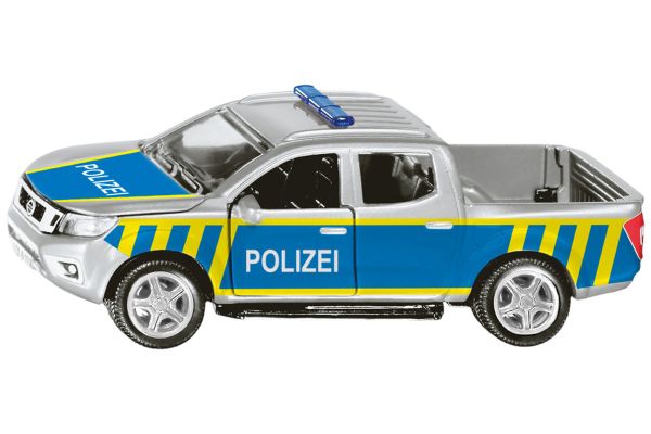 Siku 2317 Nissan Navara Bundespolizei silber/blau/gelb 1:50