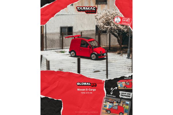 ***PREORDER Tarmac Nissan S Cargo 1995 rot