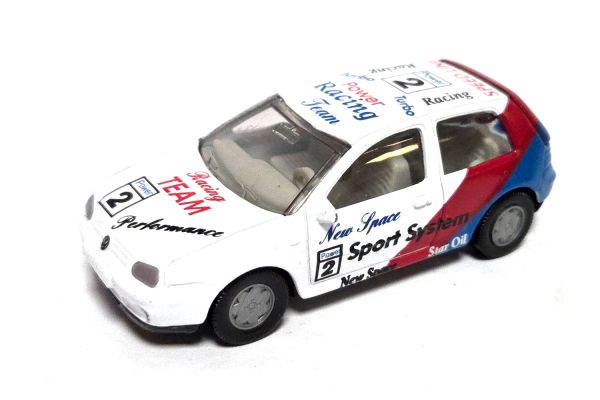 gebraucht! Siku 1090 VW Golf IV Tourenwagen Racing Team 1411 weiss/rot/blau - fast wie neu