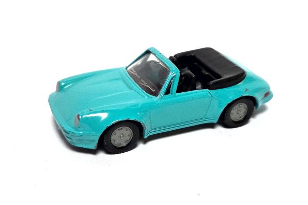 gebraucht! Siku 0837 (1067) Porsche 911 cabrio türkis - leicht bespielt