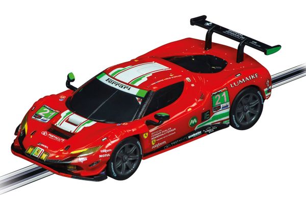 Carrera 20064242 GO!!! Ferrari 296 GT3 "AF Corse #21" rot Fahrzeug
