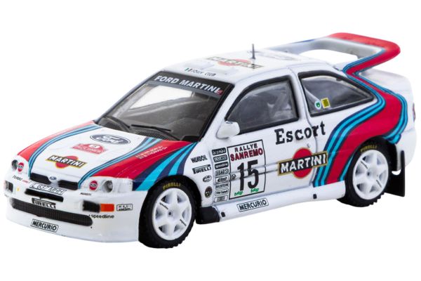 Tarmac Ford Escort RS Cosworth #15 WRC Rallye Sanremo 1994 weiss/rot/blau