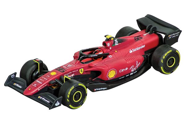 Carrera 20064203 GO!!! Ferrari F1-75 &quot;Sainz, No.55&quot; rot Fahrzeug