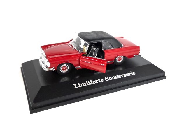 NOS! Faller 4332 Mercedes-Benz 280 SE Cabriolet (W111) rot 1:43