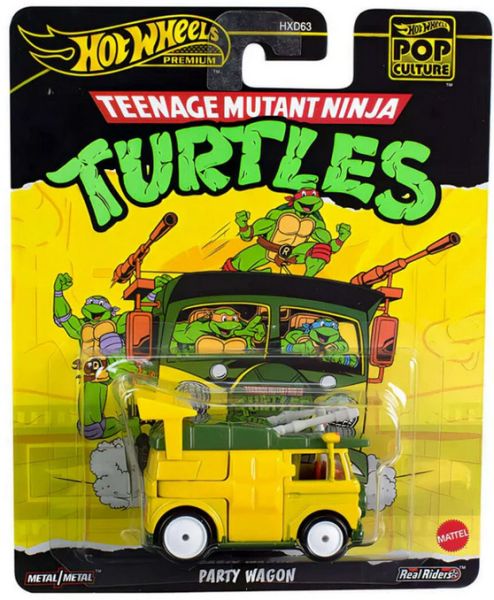 Hot Wheels HXD63-HXF04 Teenage Mutant Ninja Turtles Party Wagon gelb