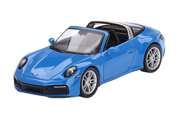 TSM-Models 610 Porsche 911 Targa 4S hellblau (LHD) - MiniGT Maßstab 1:64