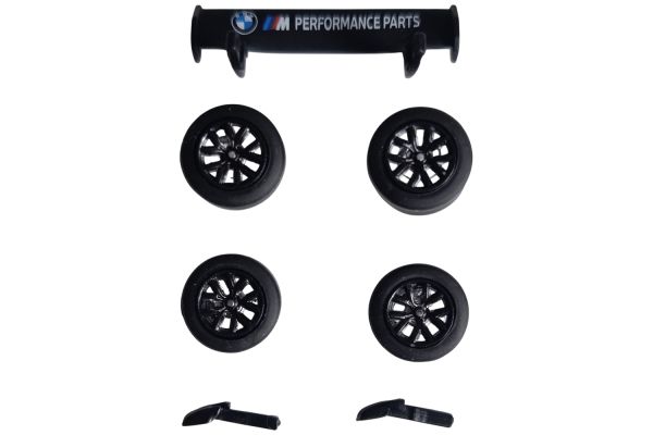 Carrera Hybrid Ersatzteil Komplettes Radset für BMW M4 GT3 BMW M Motorsport #1