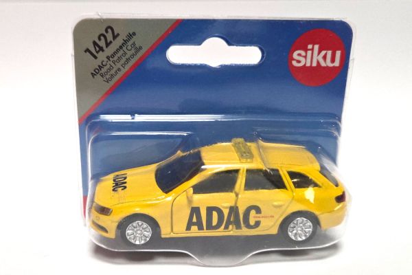 NOS! Siku 1422 Audi A4 Avant 3.0 TDI ADAC gelb - Blister