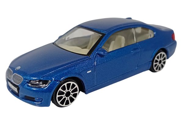 Bburago BMW 335i 2008 blau metallic 1:43