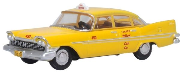 Oxford 87PS59002 Plymouth Belvedere Tanner Yellow Cab 1959 gelb Taxi Maßstab 1:87 Modellauto