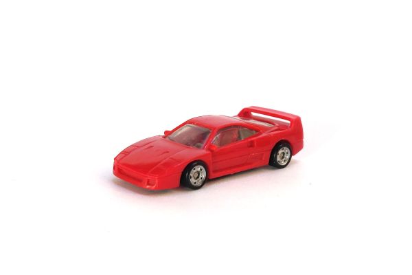 gebraucht! Monogram Models Ferrari F40 rot 1989 Maßstab 1:87 Modellauto leicht bespielt