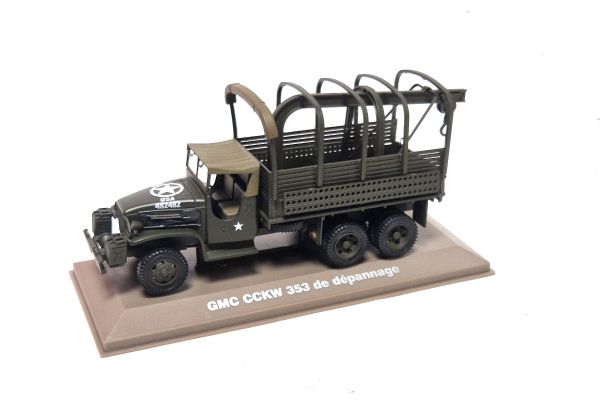 NOS! Atlas 2690002 GMC CCKW 353 Truck USA Militär LKW dunkelgrün 1:43